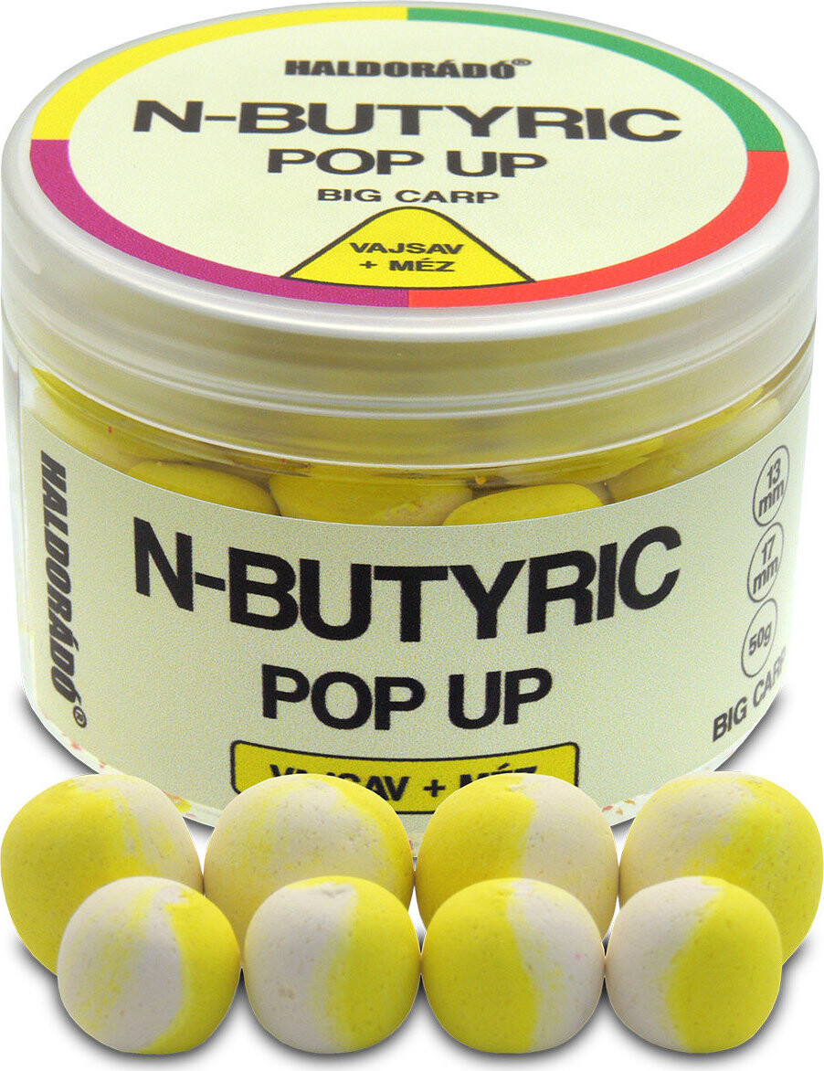 Haldorádó Pop-Up N-Butyric Big Carp 50 g 13/17 mm Kyselina maslová/Med