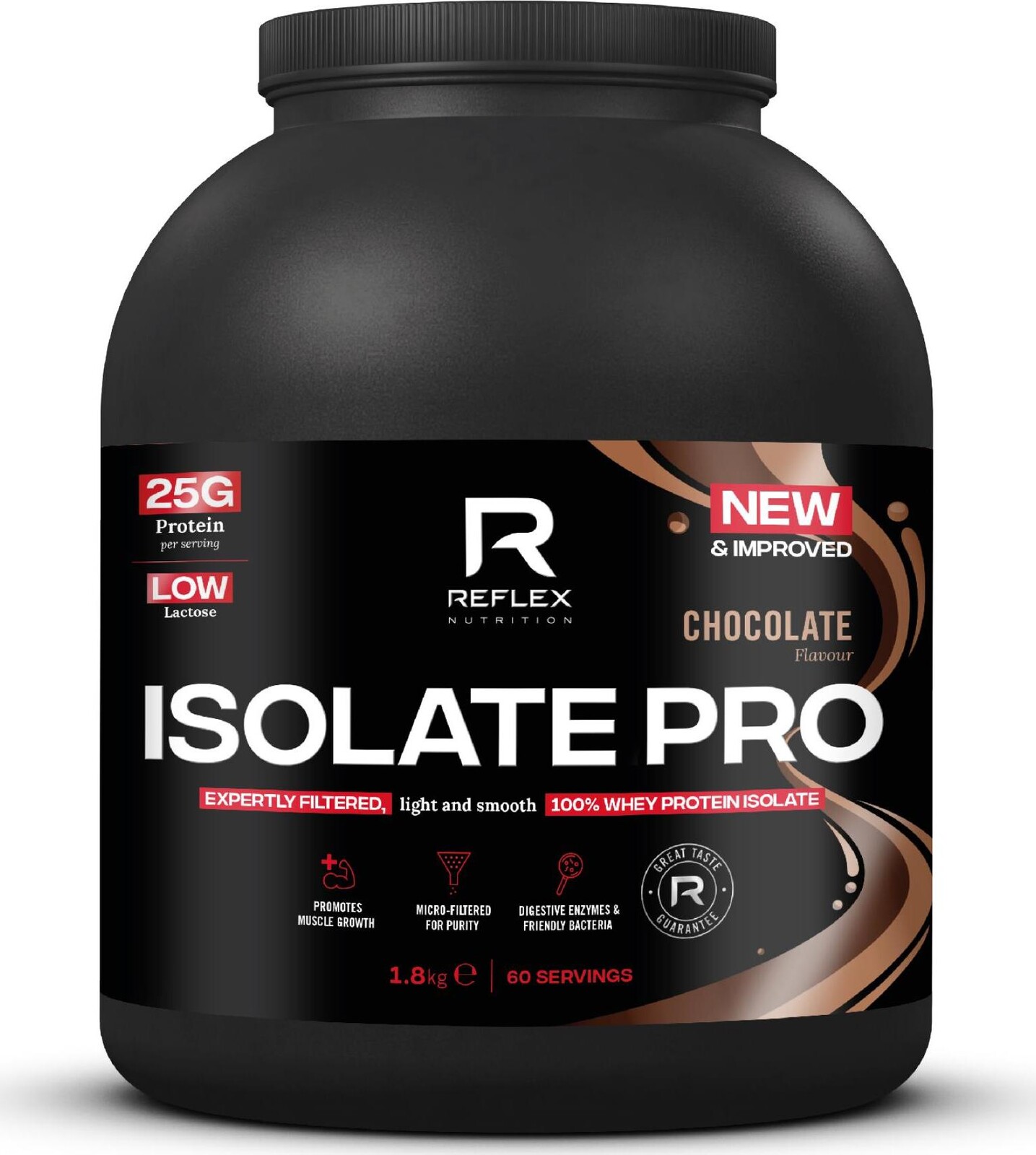 Reflex Isolate PRO 1,8 kg, čokoláda