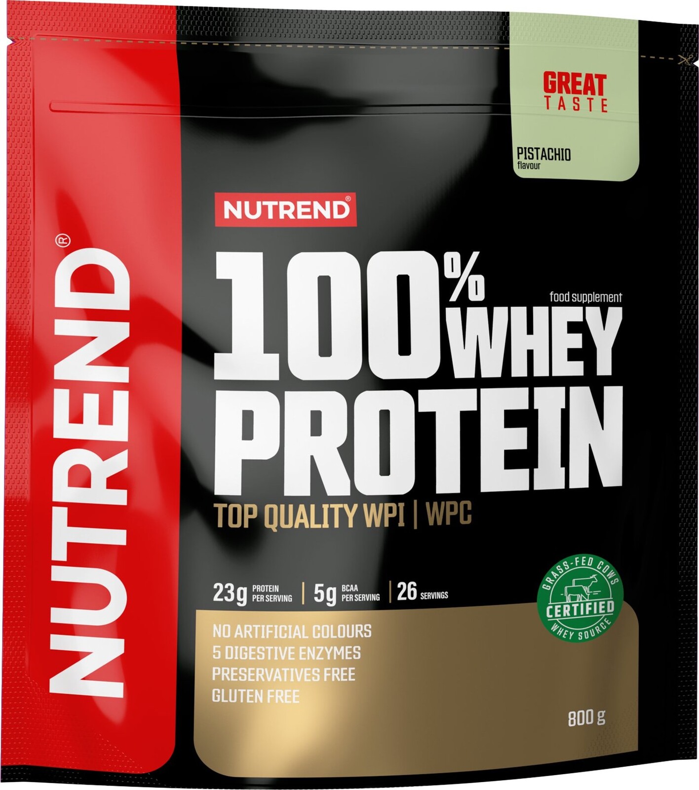 Nutrend 100 % Whey Protein 800 g, pistácie