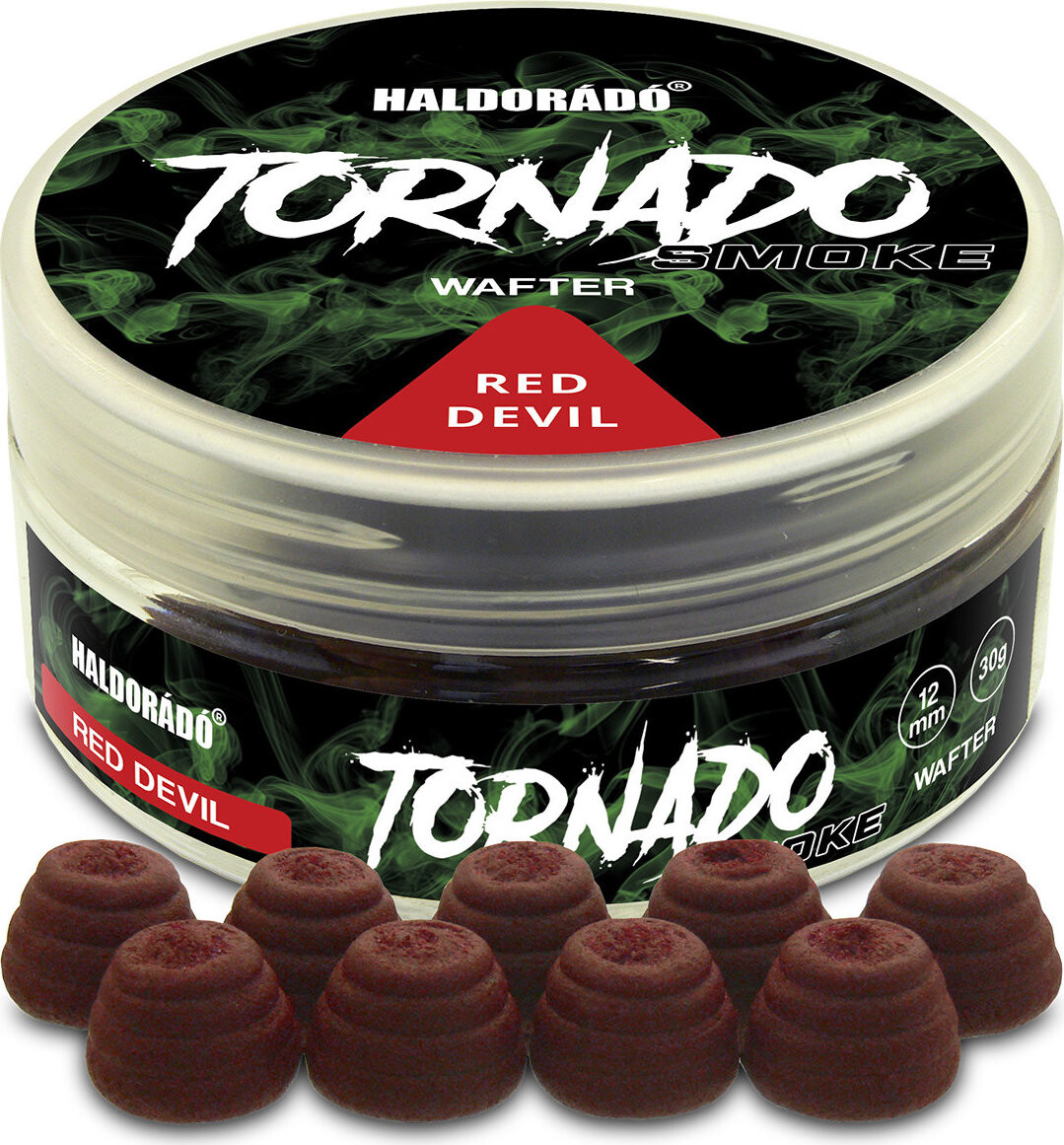 Haldorado Wafters Tornado Smoke 30 g 12 mm Red Devil