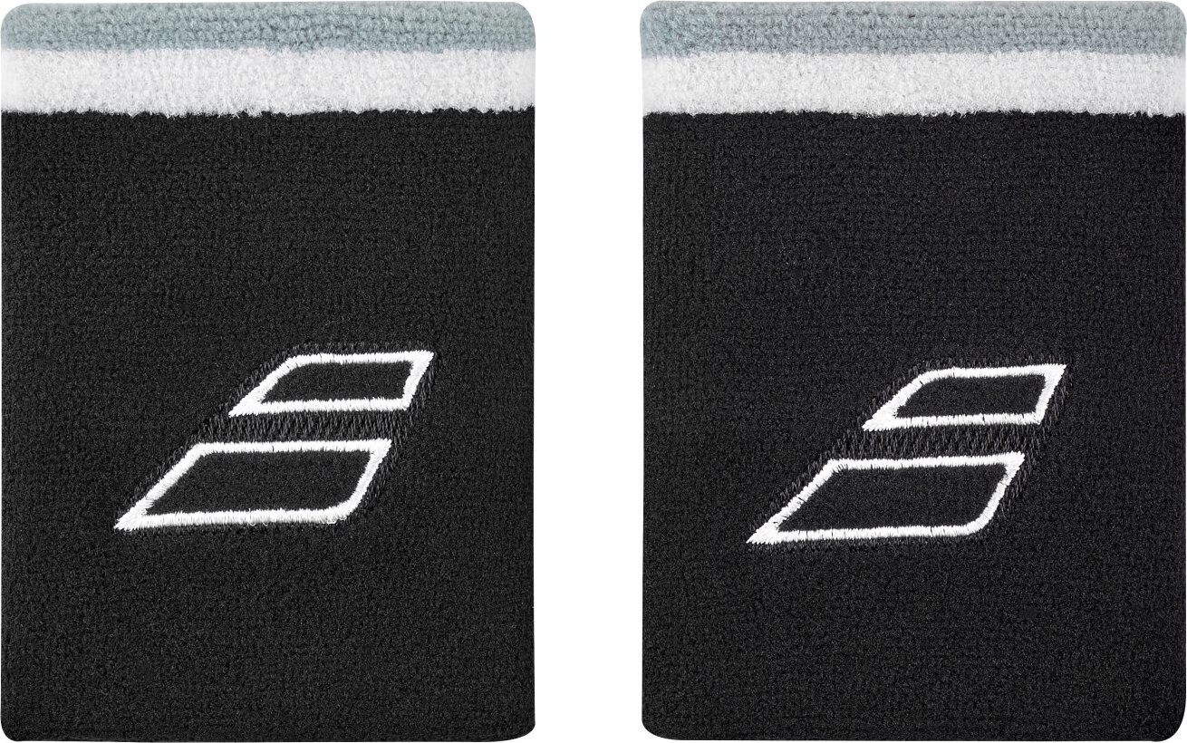 Babolat Terry Jumbo Wristband Black/White