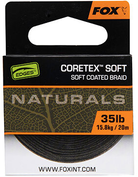 FOX Šnúrka Naturals Coretex Soft 20 m 35 lb 15,8 kg