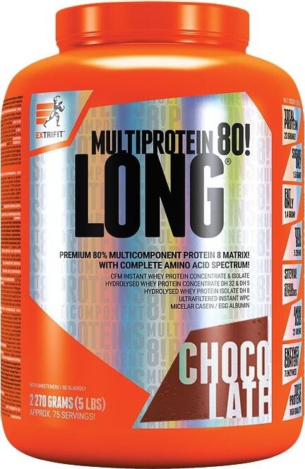 Extrifit Long 80 Multiprotein 2,27 kg chocolate