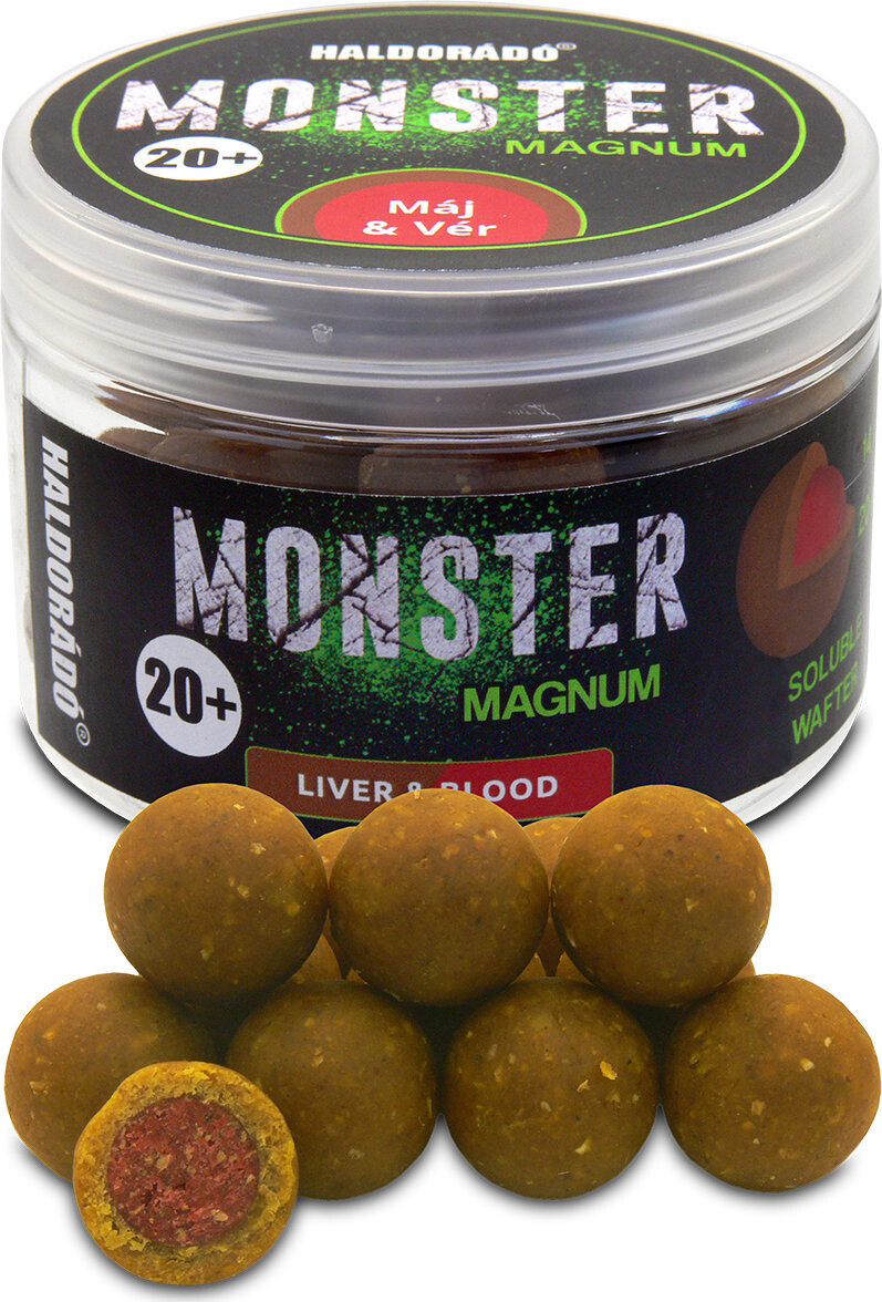 Haldorádó Pop-Up Boilies Monster Magnum 80 g 20 mm Krvavá pečeň