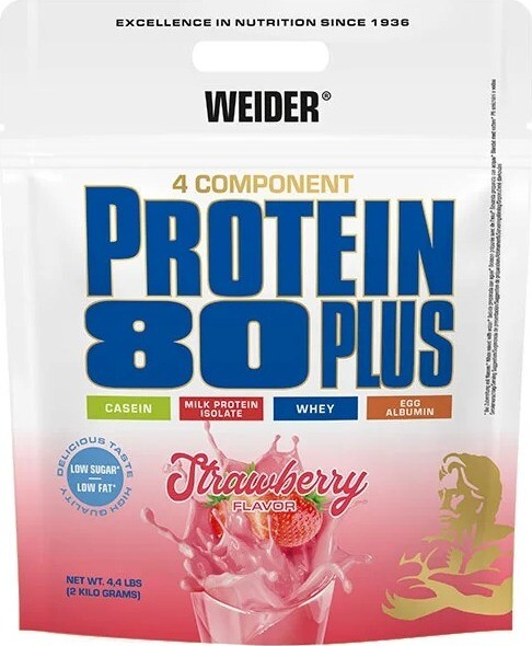 Weider Protein 80 plus jahoda 2 kg