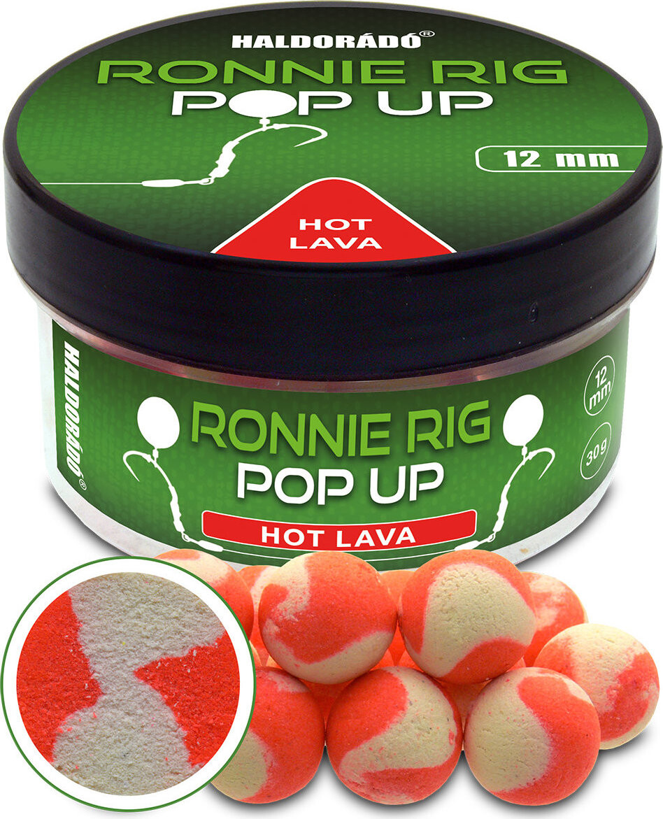 Haldorádó Pop-Up Ronnie Rig 30 g 12 mm Hot Lava