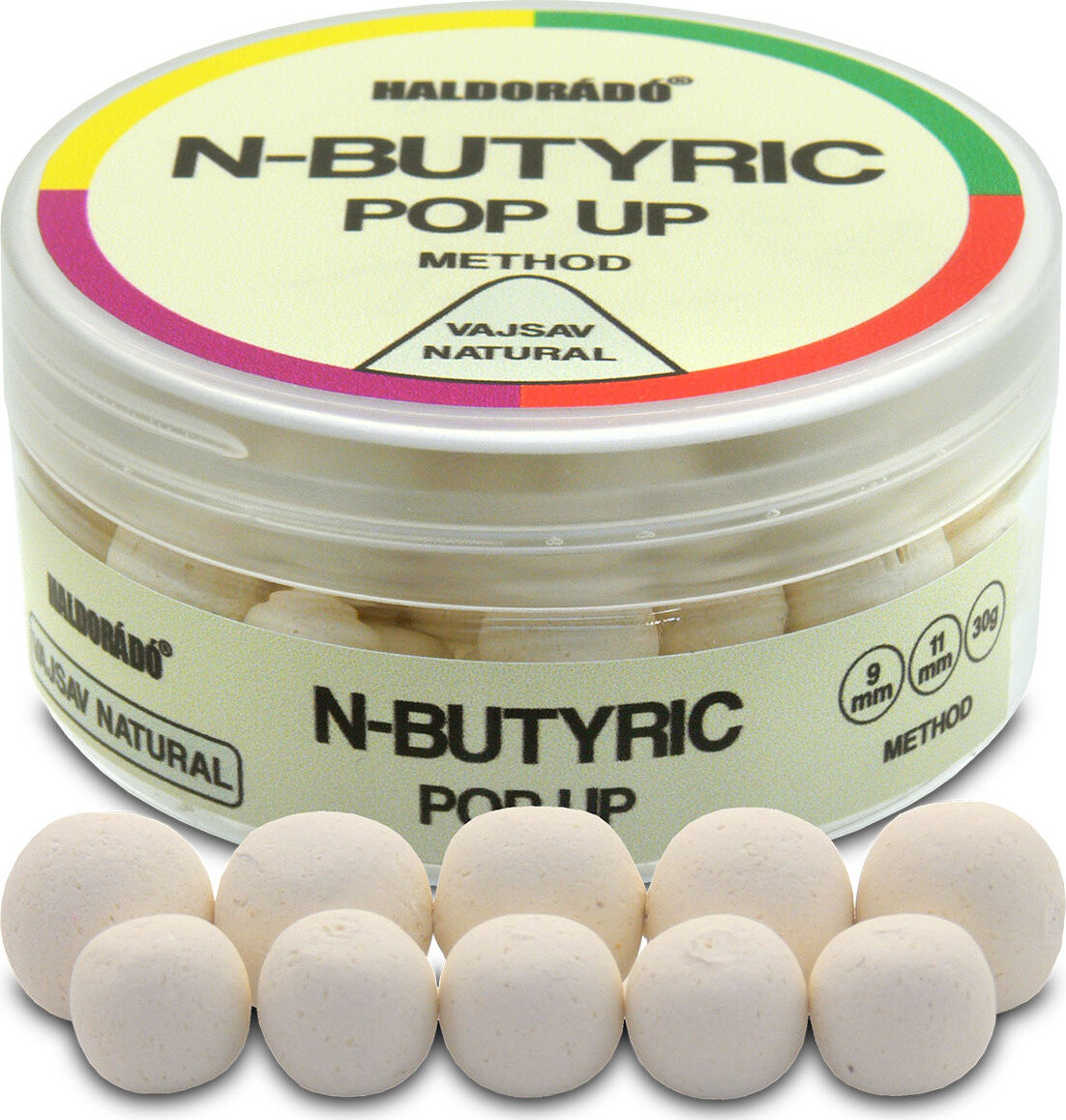 Haldorádó Pop-Up N-Butyric Method 30 g 9 + 11 mm Kyselina maslová