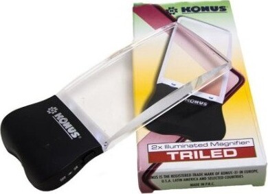 Konus Triled čítacia lupa 2× s osvetlením