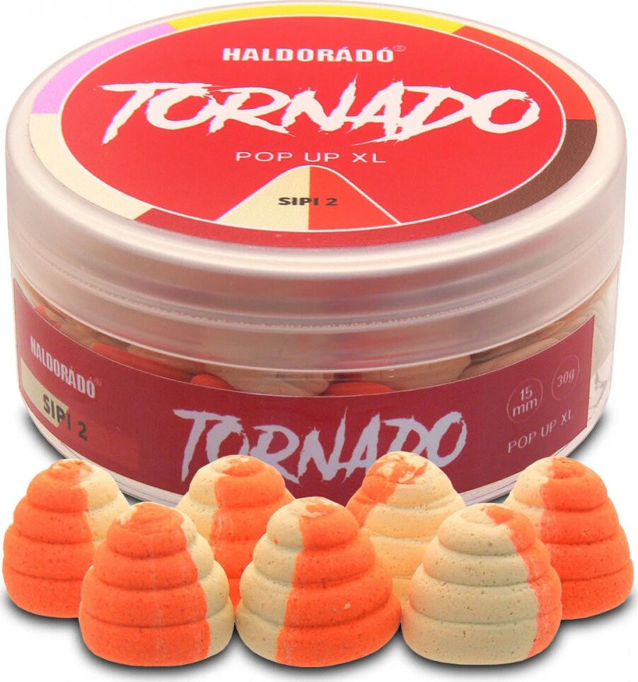 Haldorádó Pop-Up Tornado XL 30 g 15 mm Sipi2 Pomaranč/Škorica