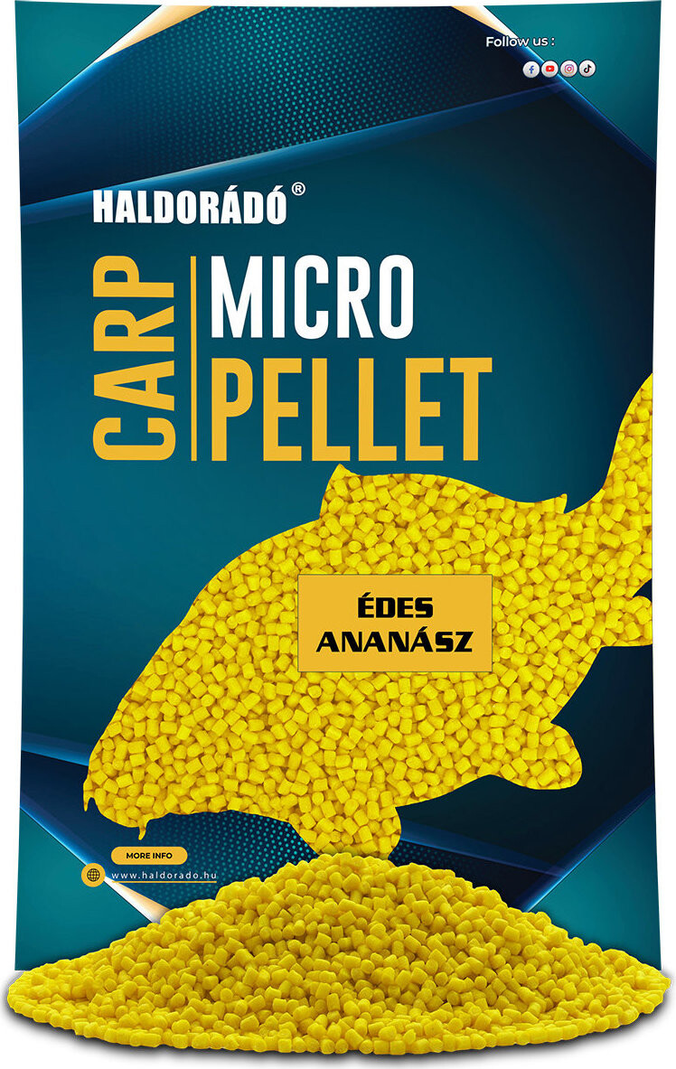 Haldorádó Pelety Carp Micro Pellet 600 g 2,5 mm Sladký ananás