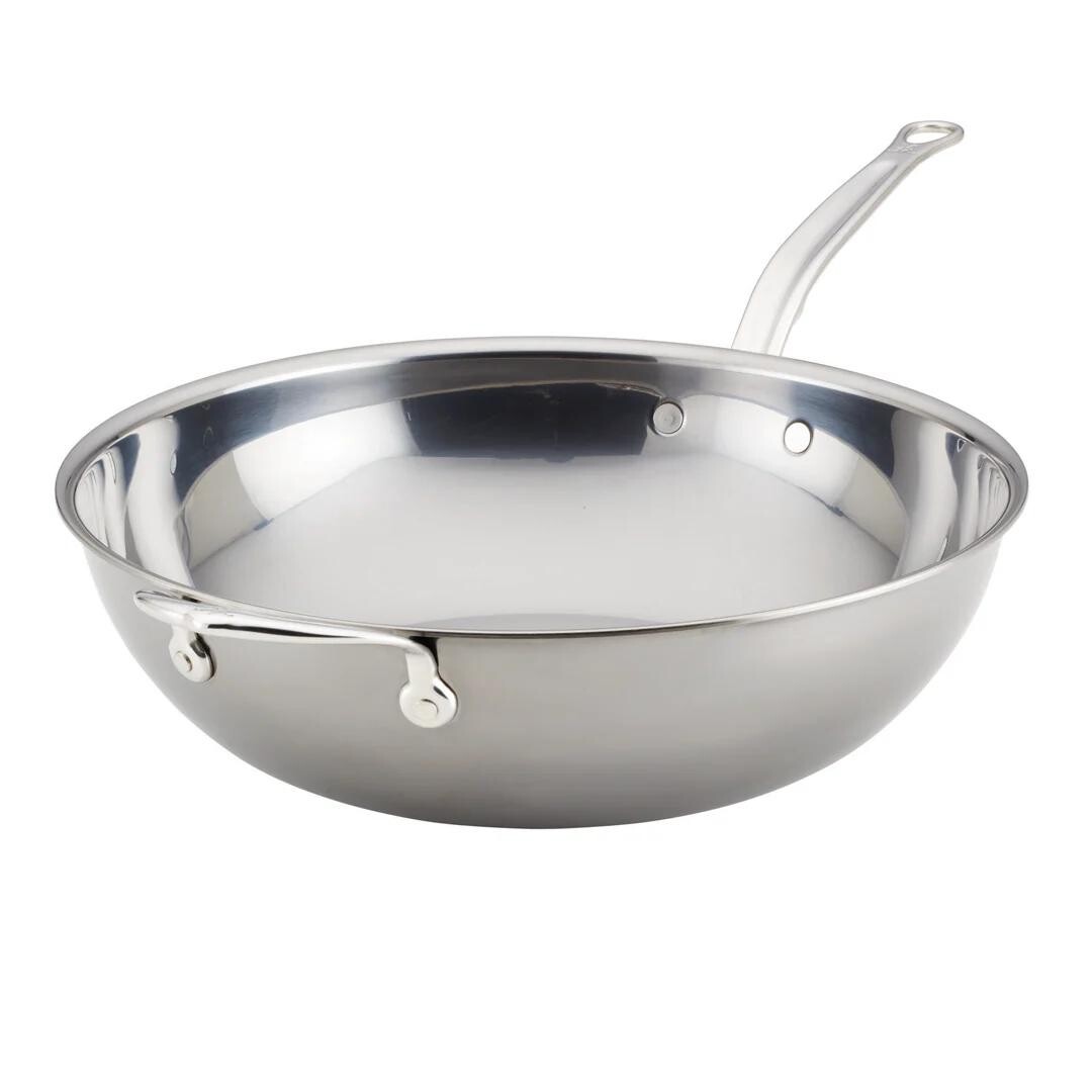 Wok na indukciu NANOBOND TITANIUM 36 cm, 7,2 l, nerezová oceľ, Hestan