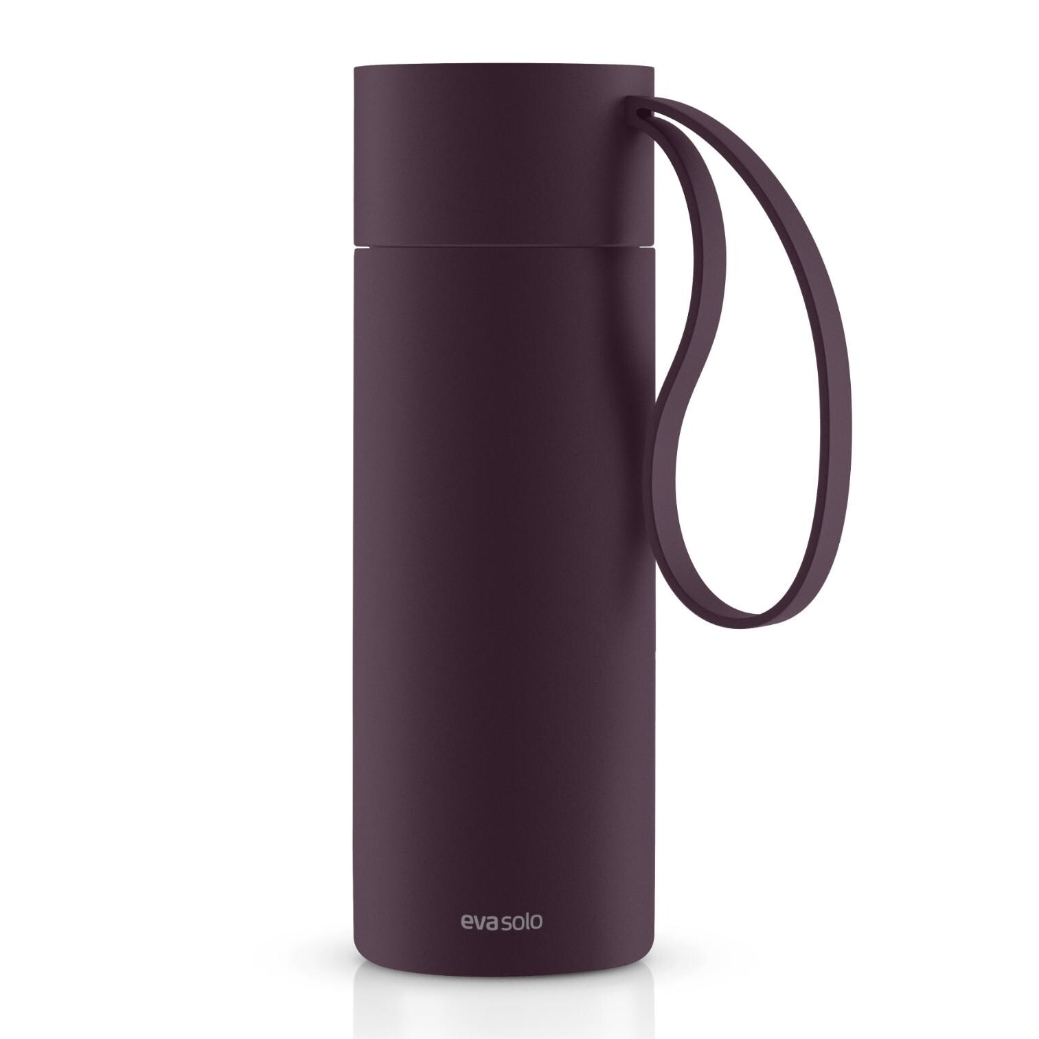 Cestovný hrnček TO GO 350 ml, figovo fialová, nerezová oceľ, Eva Trio