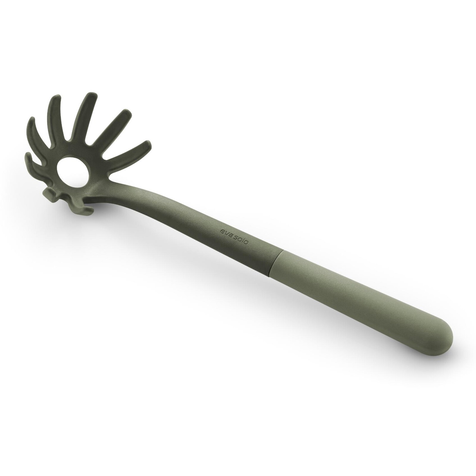 Lyžica na špagety GREEN TOOLS 28 cm, zelená, plast, Eva Trio