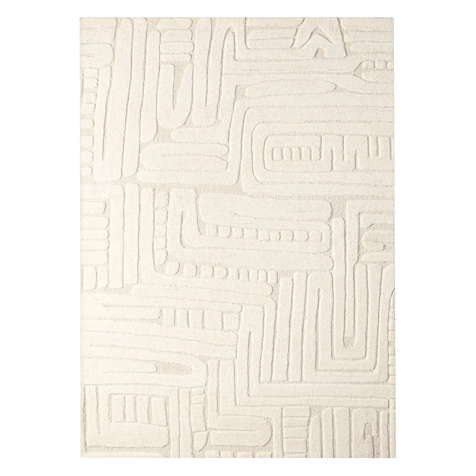 Bavlněný koberec Sophia 120x180 cm krémový