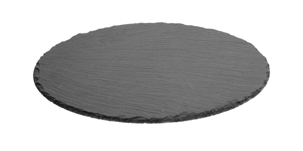 Břidlicový servírovací podnos OKI 22 cm šedý
