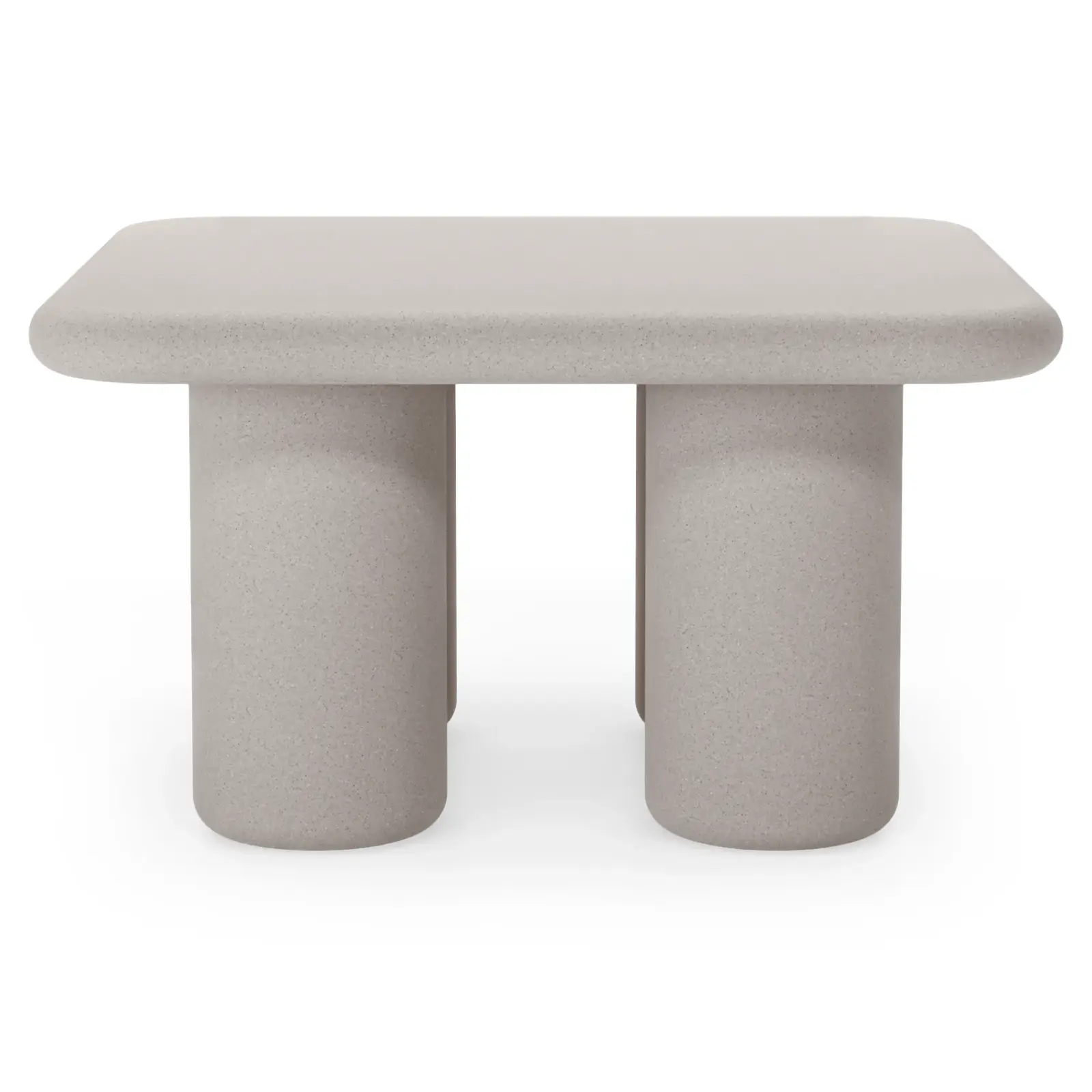 Čtvercový zahradní stůl Vibonis 70 cm světle béžový