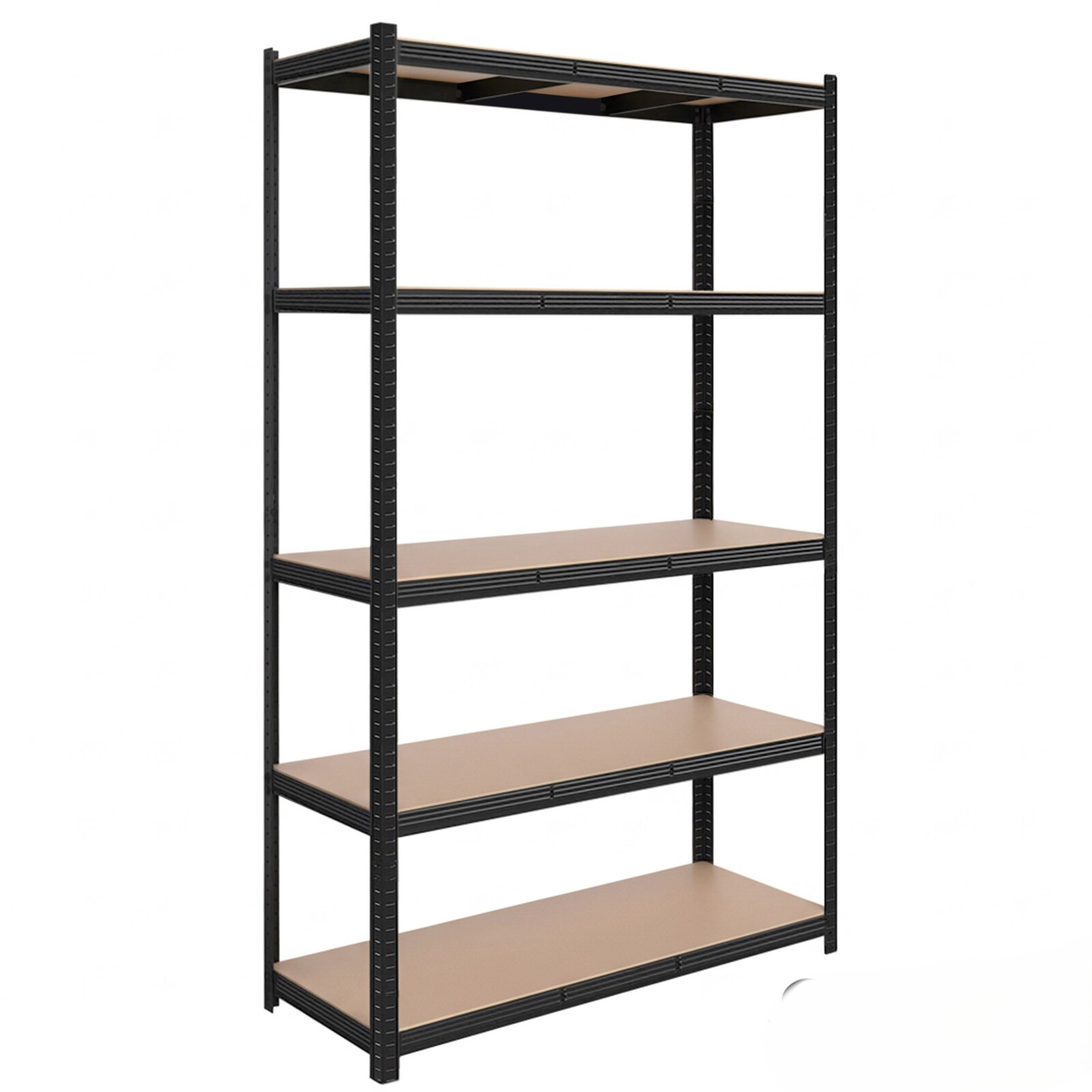 Dílenský regál SUSAA 5 polic 205x120x45 cm černý