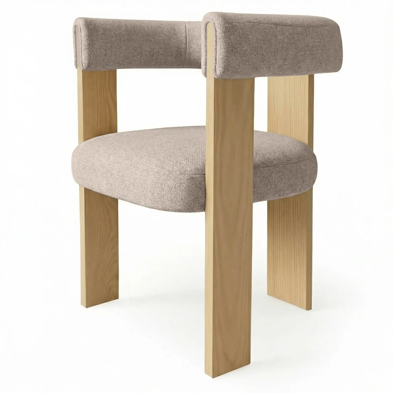 Jídelní křeslo Bali z masivu/béžové