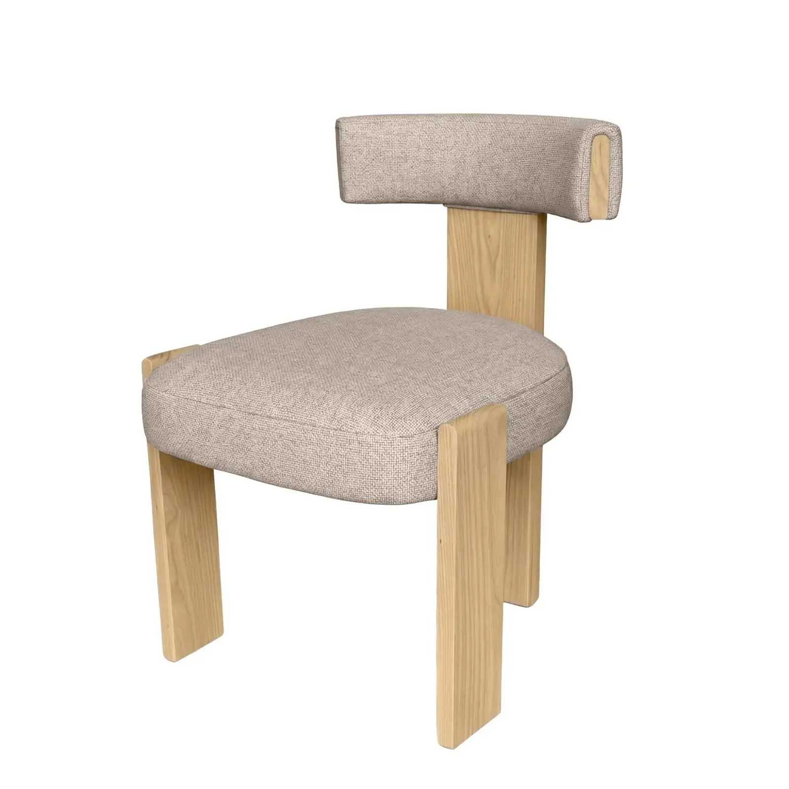 Jídelní židle Bali z masivu/béžová