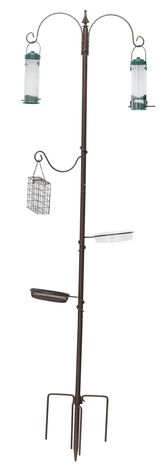 Kovové zapichovací krmítko pro ptáky SOLO 190 cm