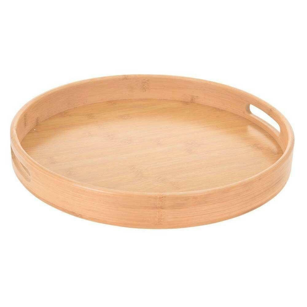 Kulatý bambusový podnos TAJ 40 cm natural