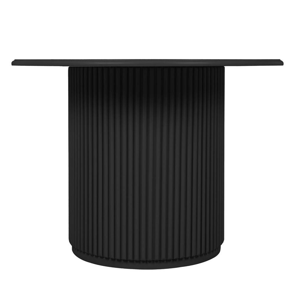 Kulatý odkládací stolek ROMA 60 cm černý