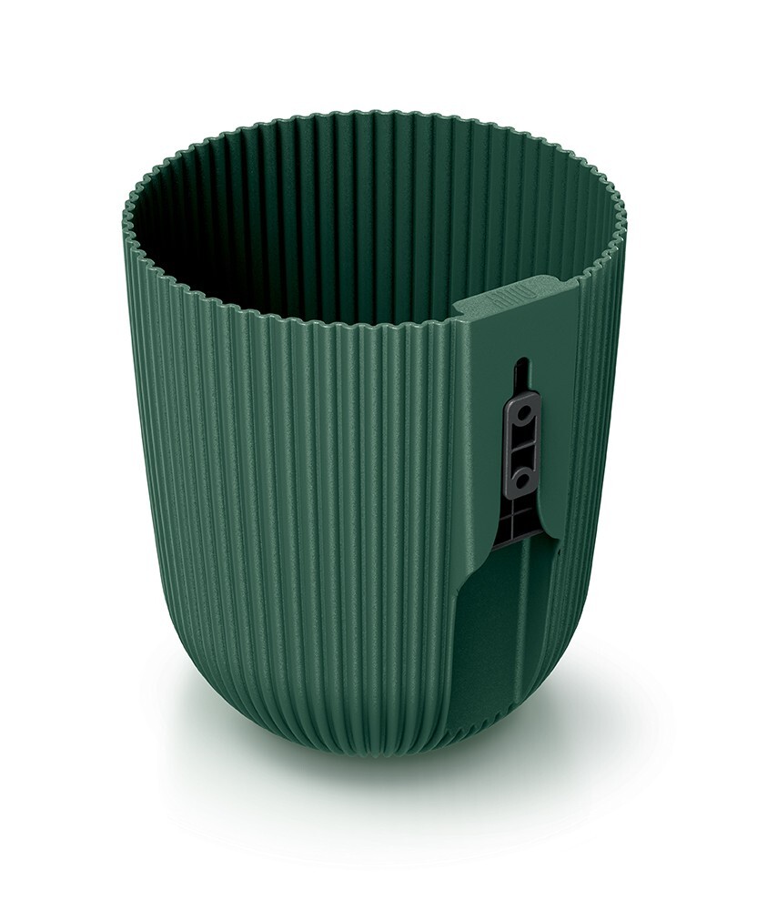 Nástěnný květináč MILLA WALL 14,6 cm tmavě zelený