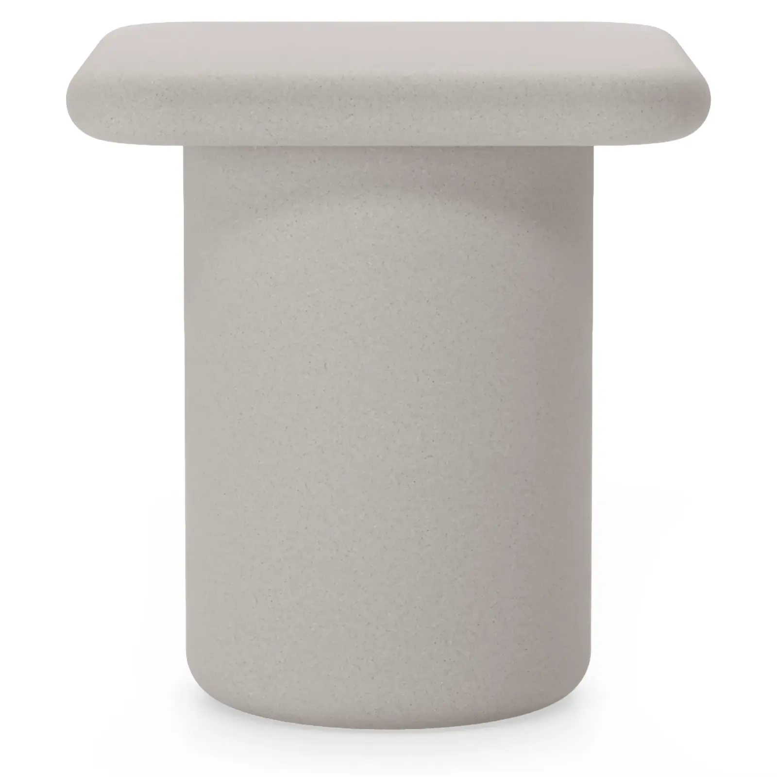 Odkládací zahradní stolek Vibonis 42 cm světle béžový