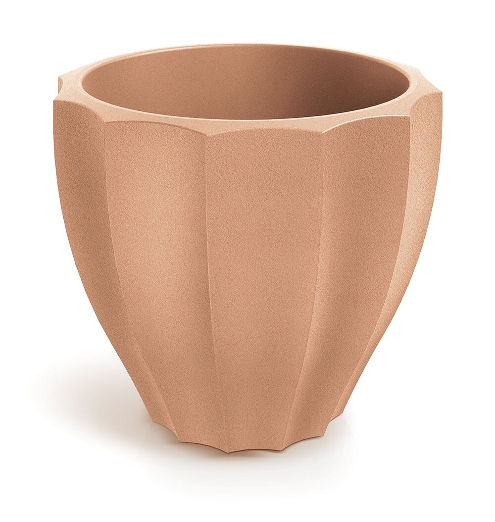 Plastový květináč RONAN ROUNDE terakota