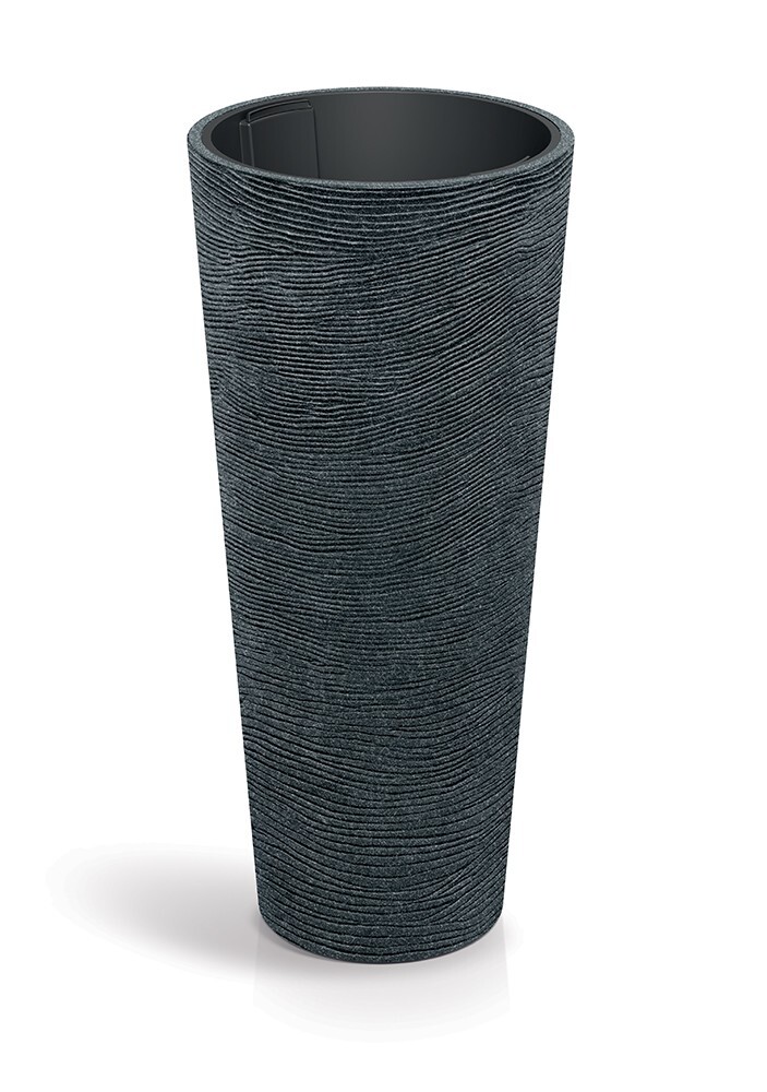 Plastový květináč TUBRAN ROUND SLIM - výber z 6 prevedení