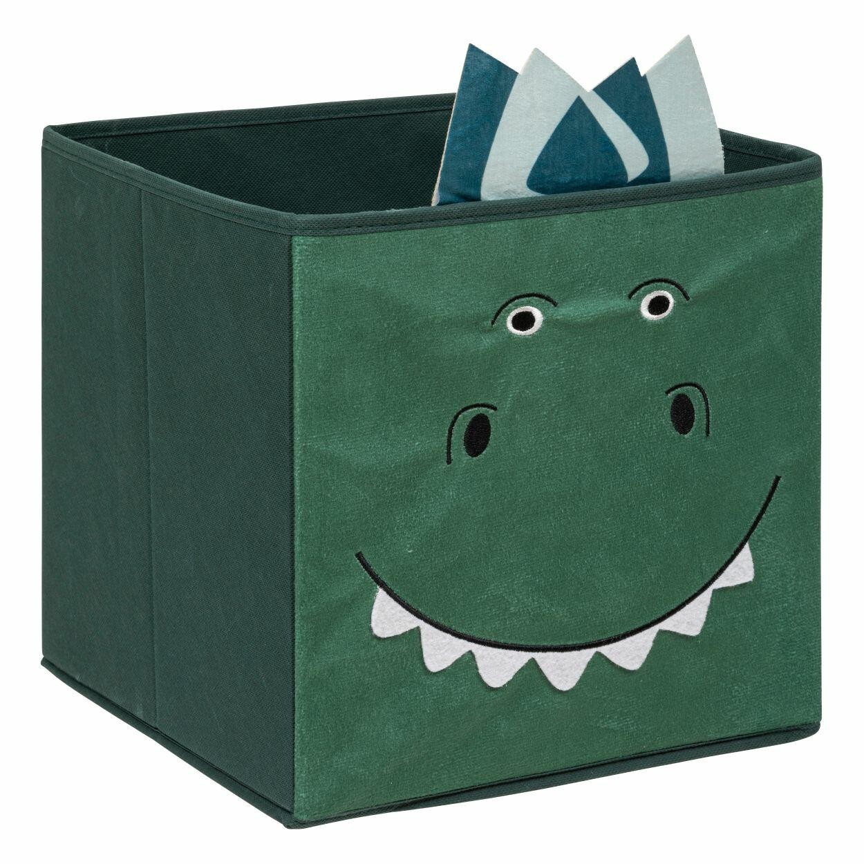 Skládací úložný box DINO zelený