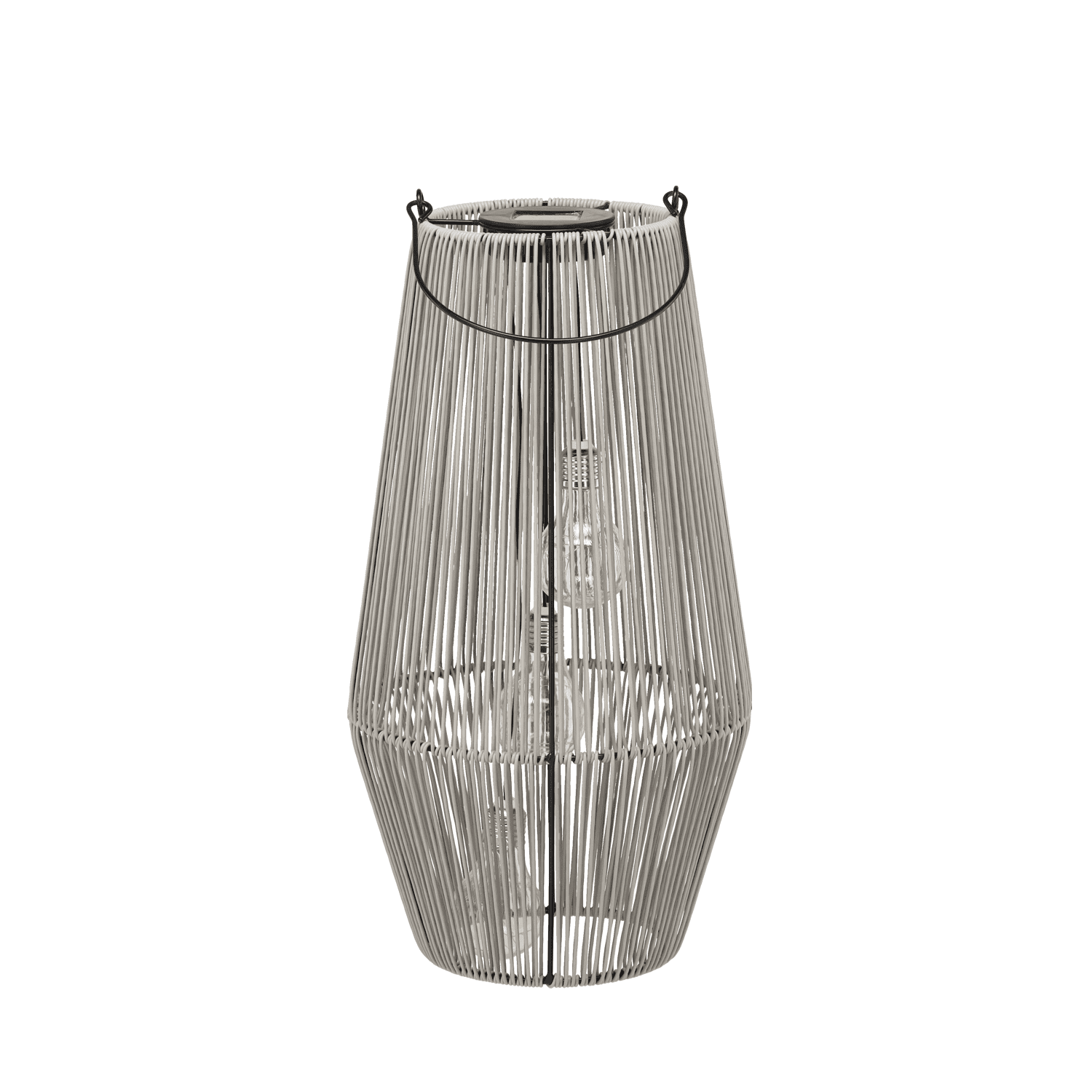 Solární lampa LONY 47 cm šedá