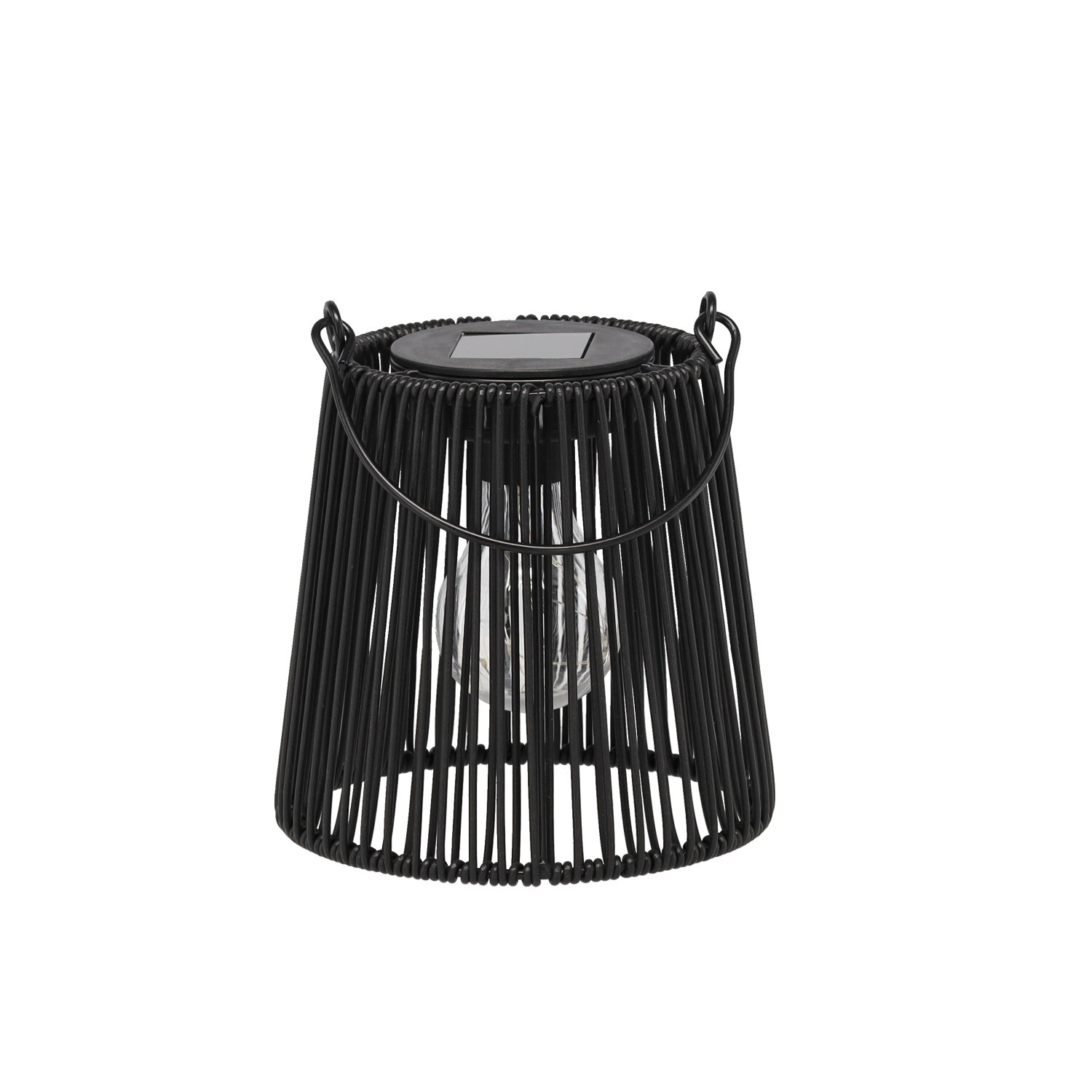 Solární lampa ONLY 17 cm černá