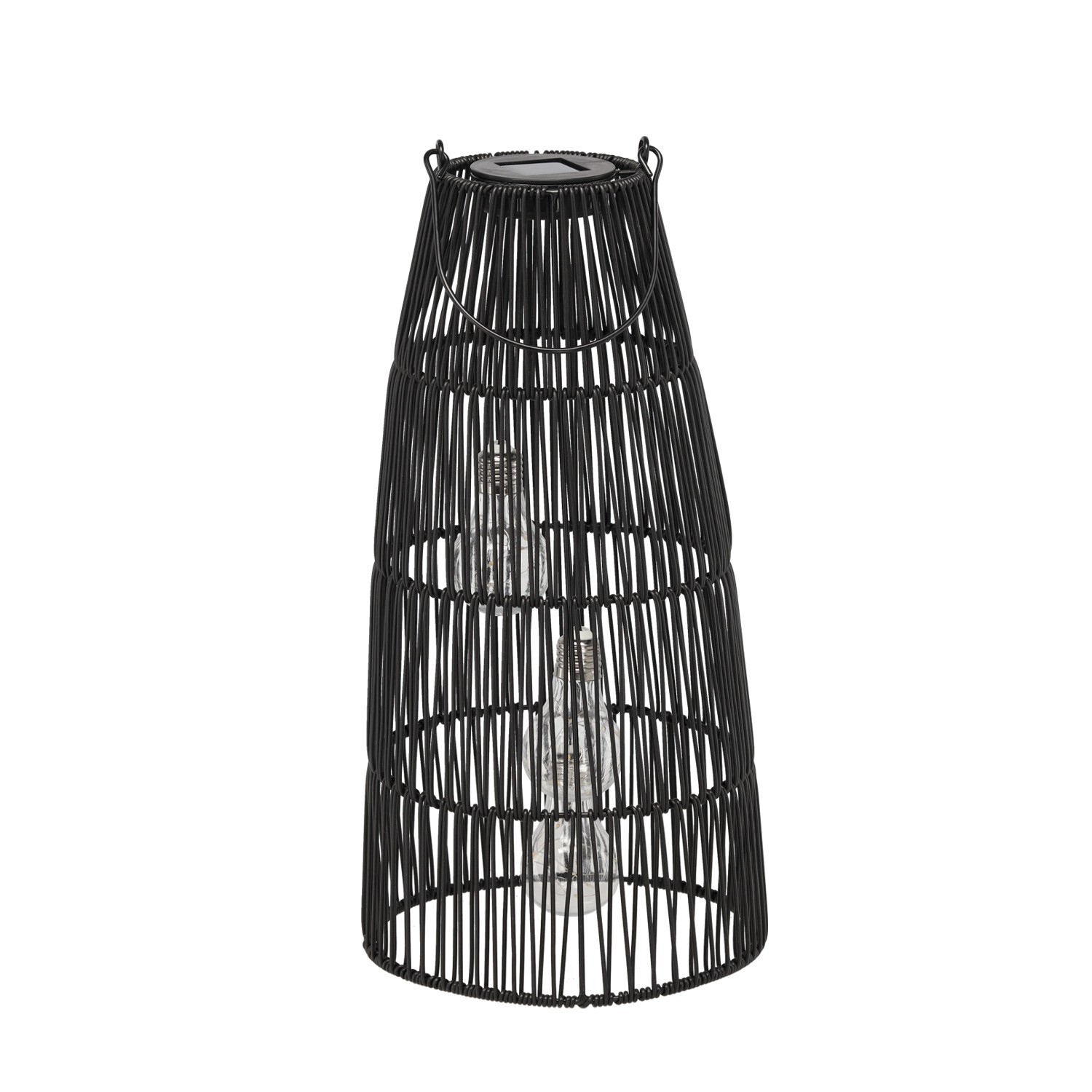 Solární lampa SONLO 47 cm černá