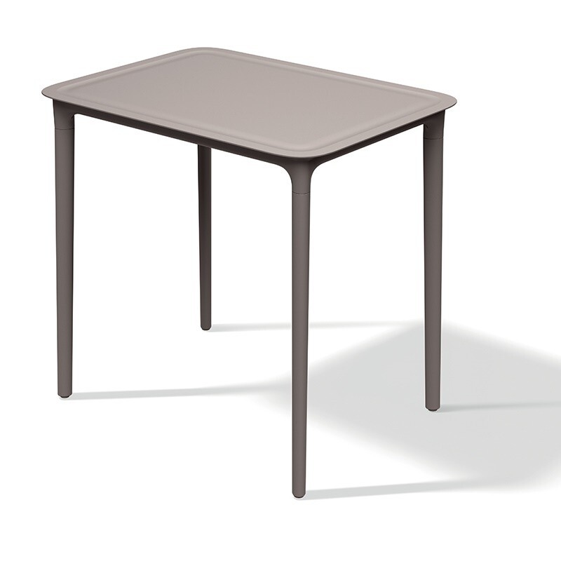 Zahradní jídelní obdélníkový stůl RIMOS 77,5x57,5x74,5 cm hnědý