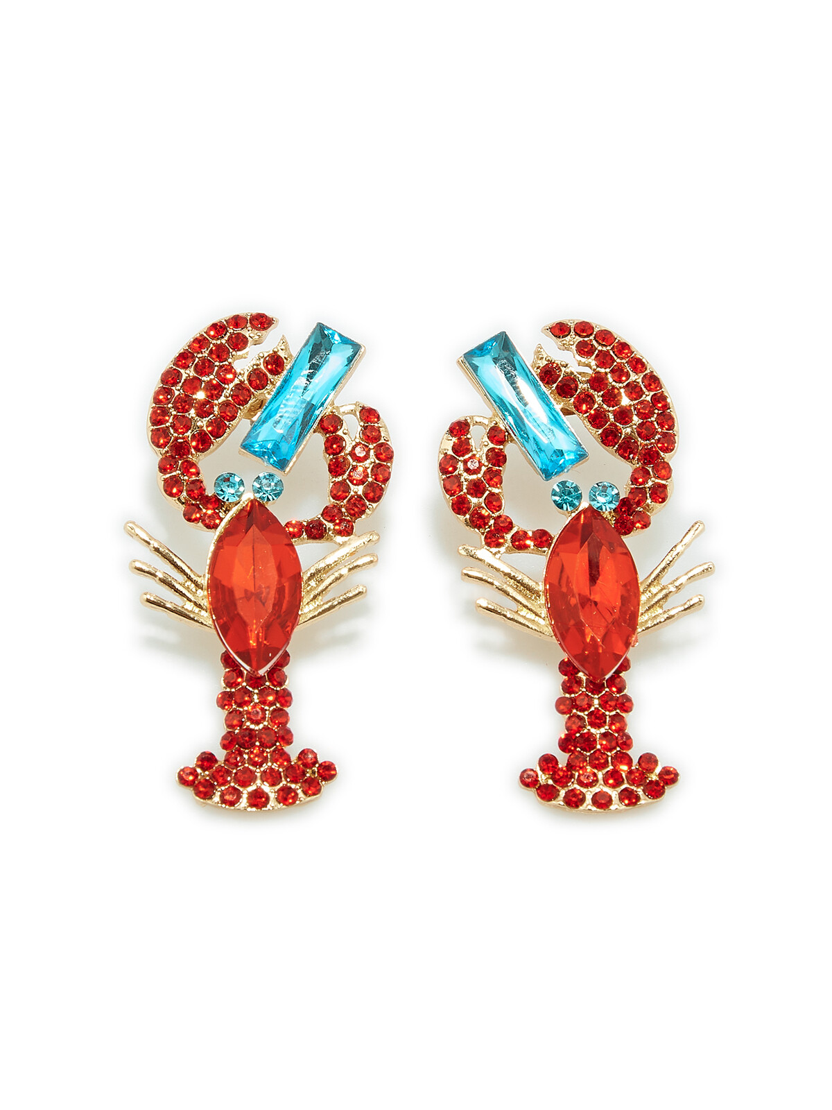 GATE Náušnice v tvare raka