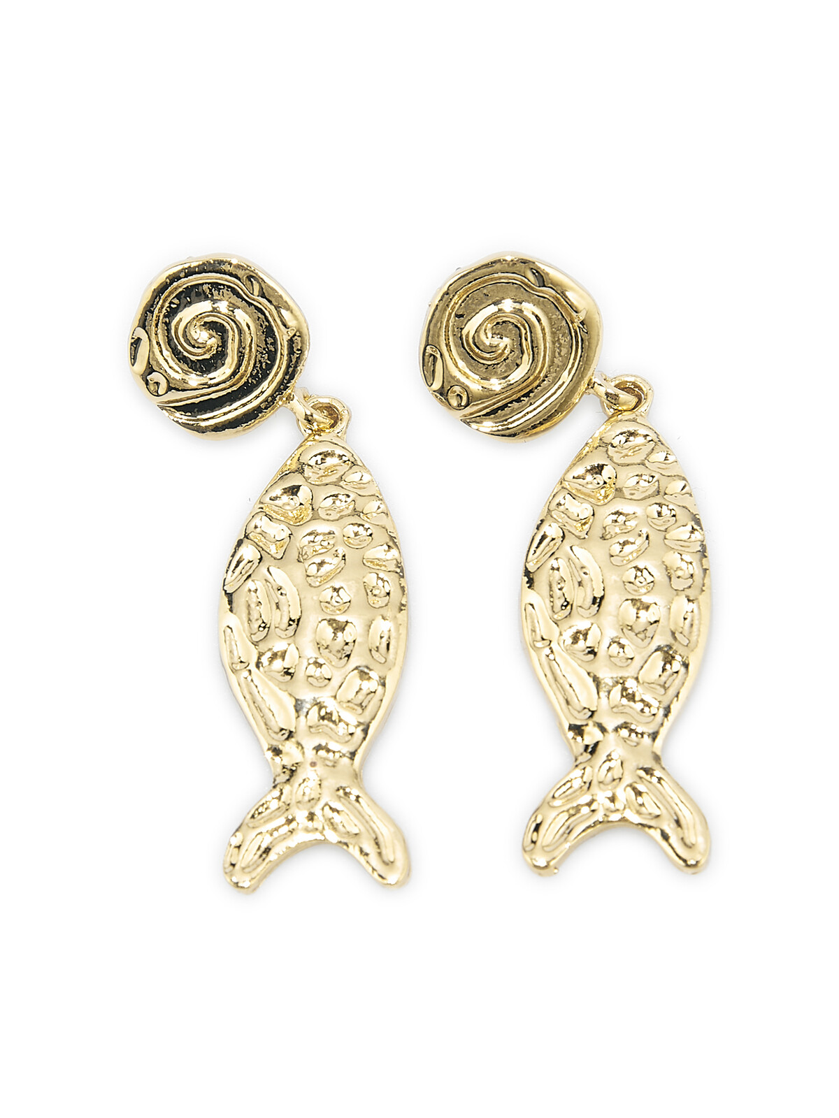 GATE Náušnice v tvare ryby