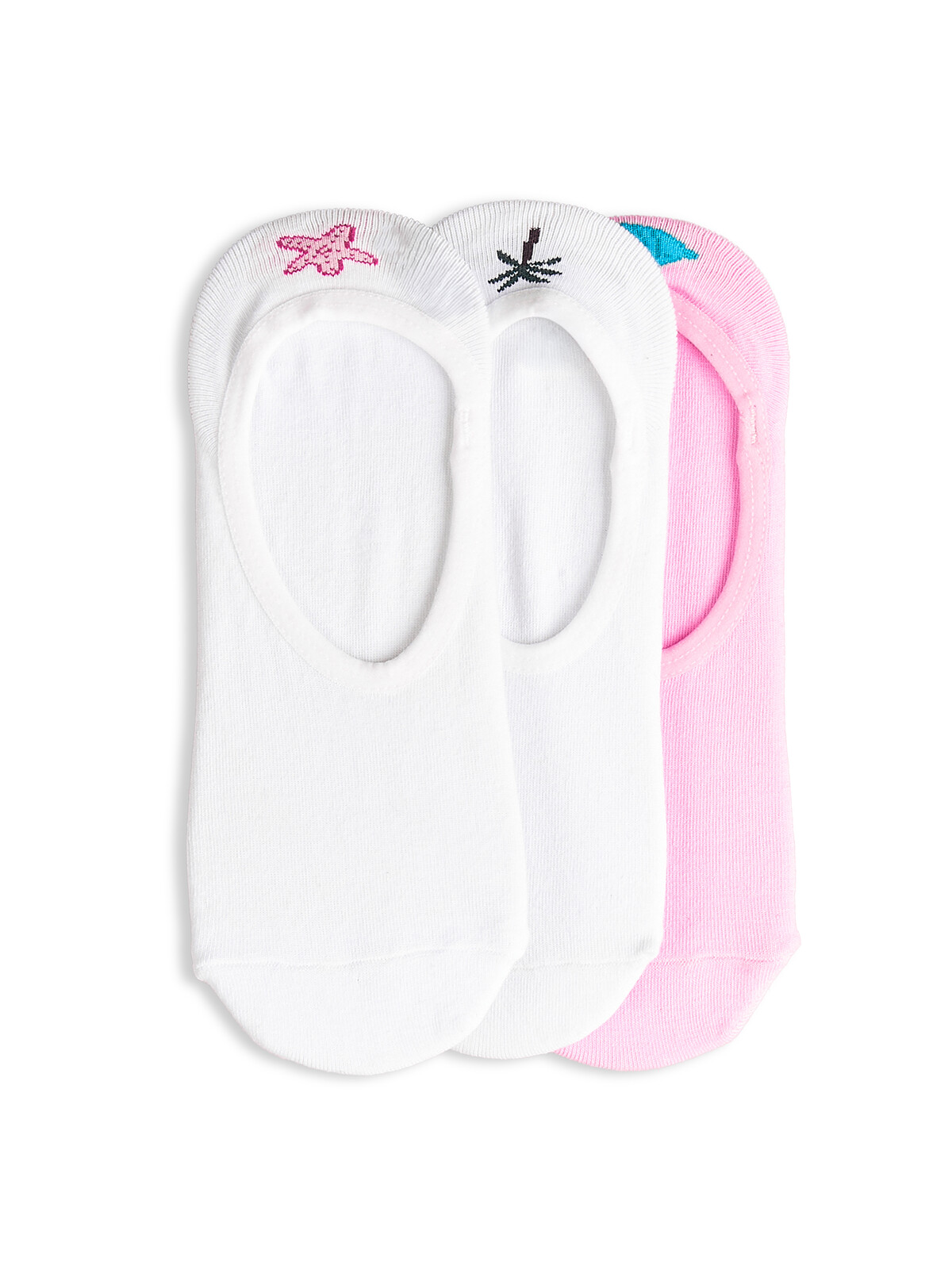 GATE Balenie 3ks vzorovaných neviditeľných ponožiek