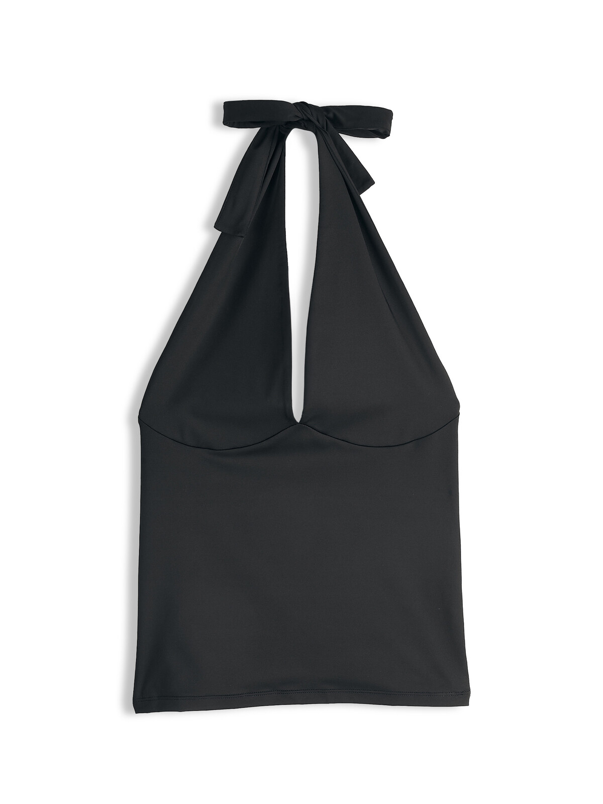 GATE Hladké tielko s viazaním okolo krku