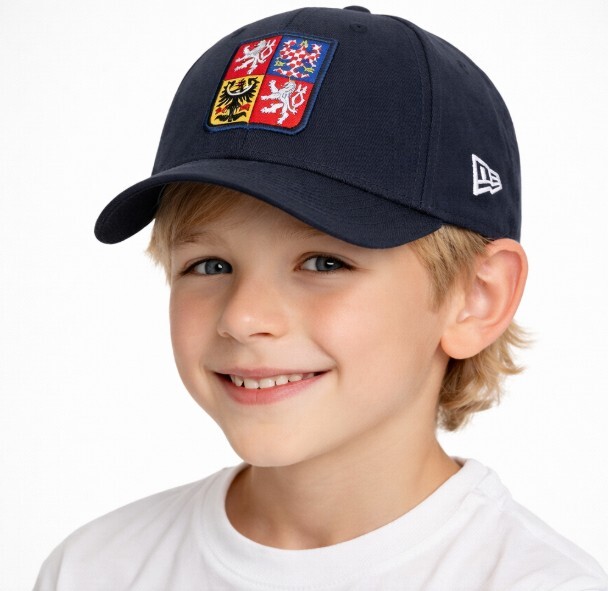 Detská Šiltovka Kids NEW ERA 9Forty Kids Core Czech Republic Navy Cap - Youth
