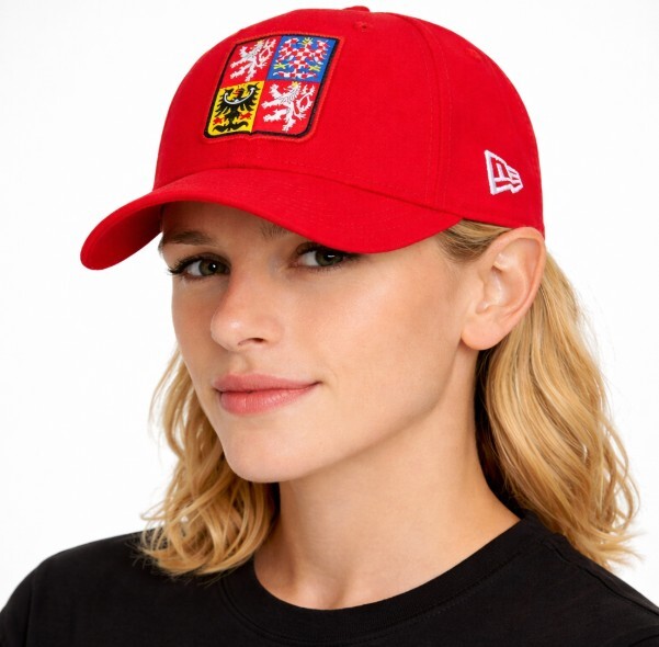 šiltovka New Era 940 Core Cap Czech Republic Scarlet Cap - UNI