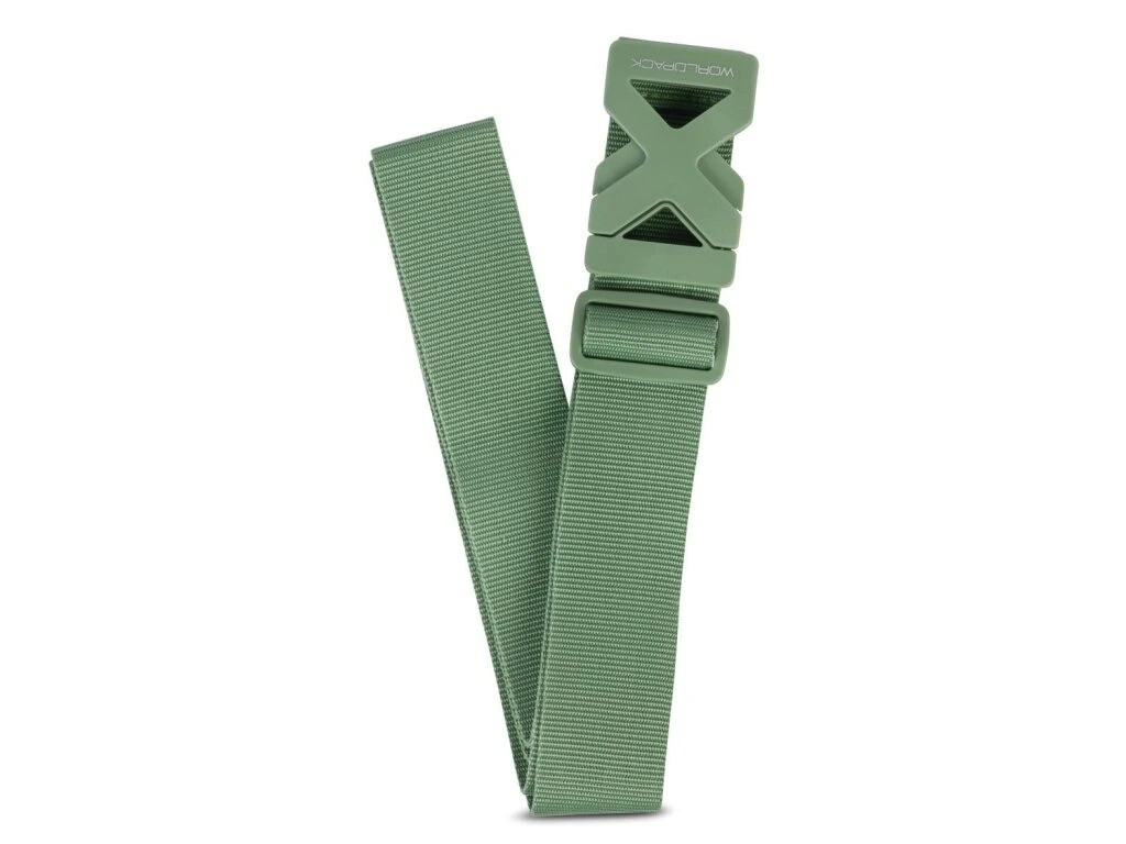 Bezpečnostný popruh na kufor Worldpack - zelený