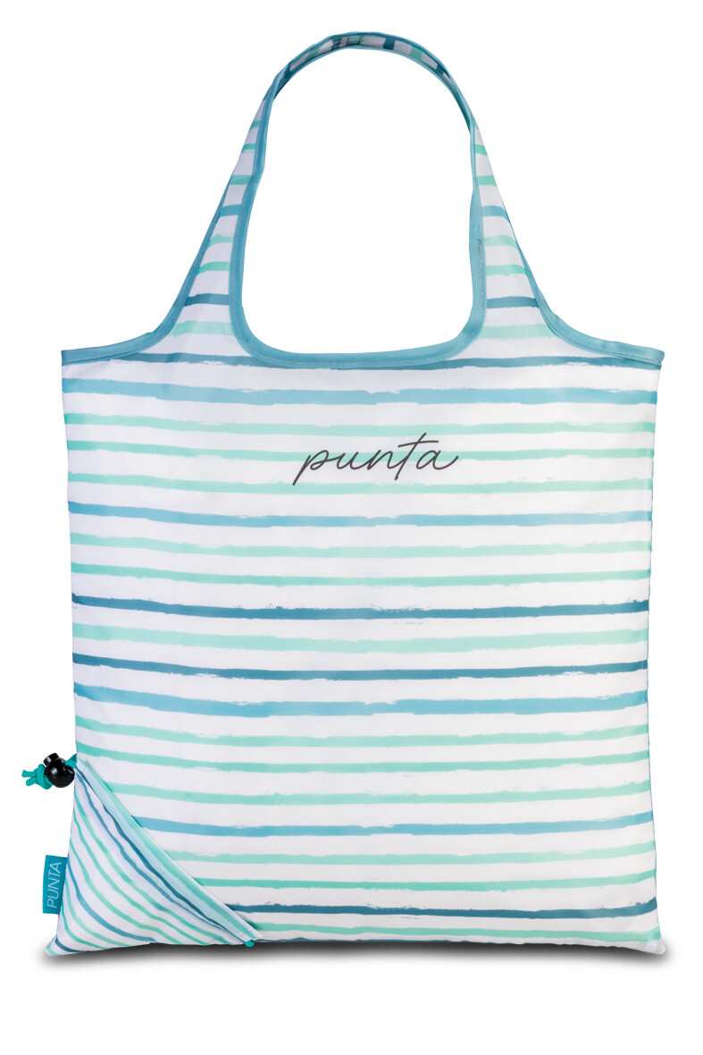 Skladacia nákupná taška Punta Flow 12 L - modrá