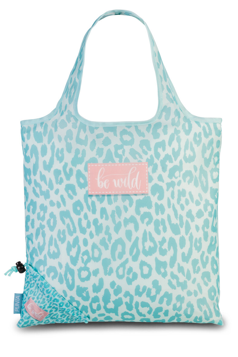 Skladacia nákupná taška Punta Wilderness 12 L - modrá