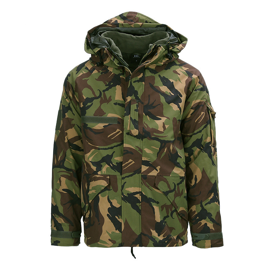 Bunda (parka) s fleece vložkou 101 Inc Military Fleece - holandský vzor, S