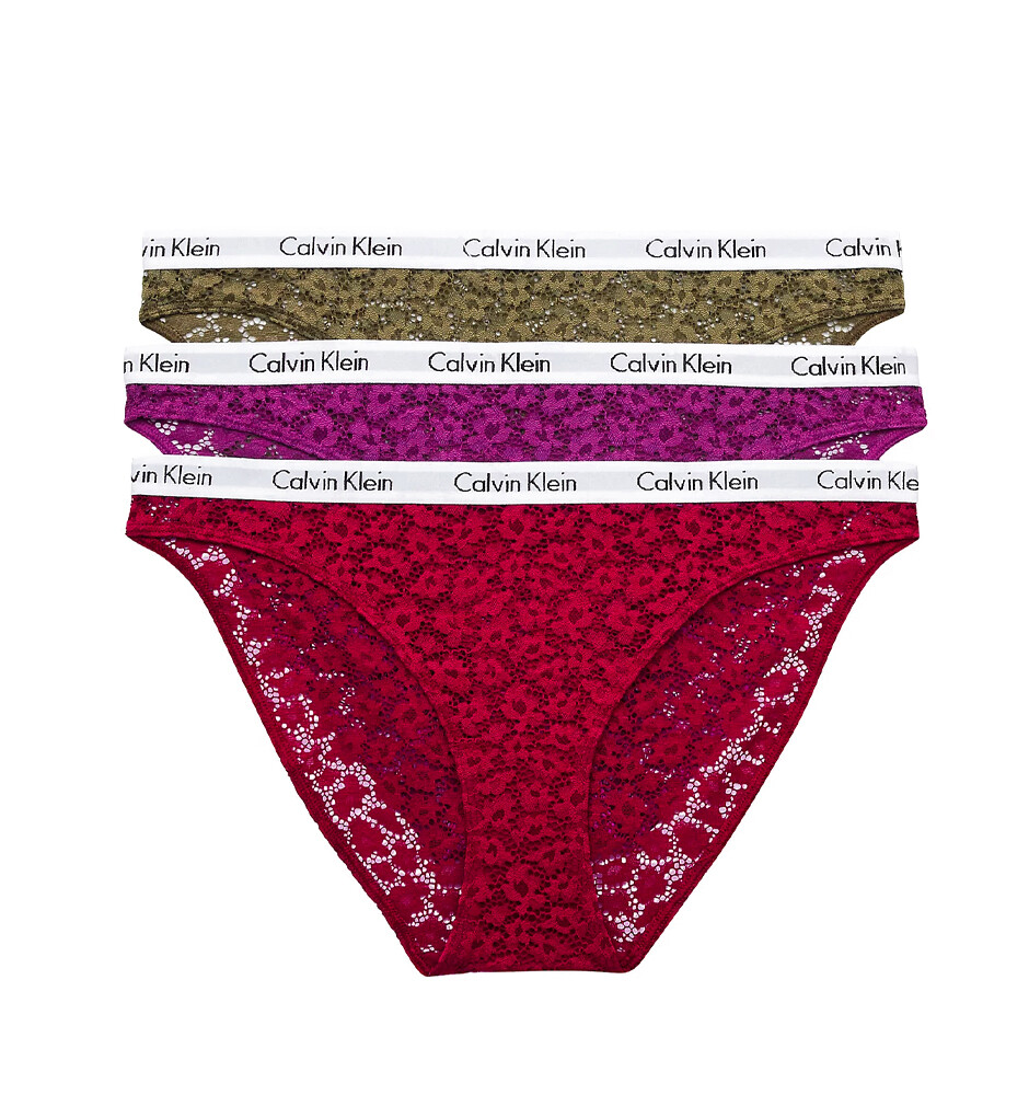 CALVIN KLEIN - nohavičky 3PACK carousel intense color - special limited edition