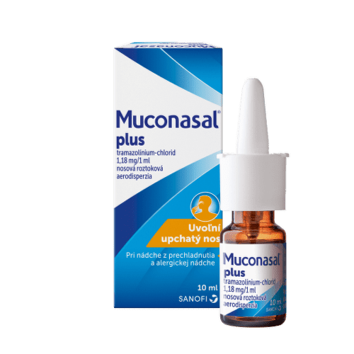 MUCONASAL Plus nosný sprej 10 ml - balenie 2 ks