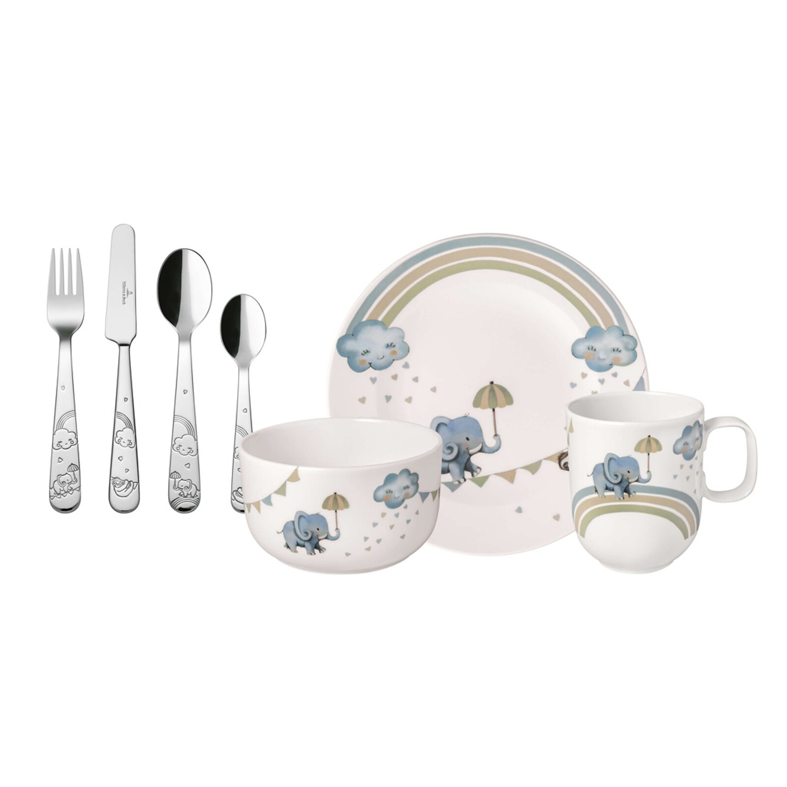 Villeroy & Boch Detská jedálenská súprava Walk like an Elephant, 7 ks 14-8674-8435