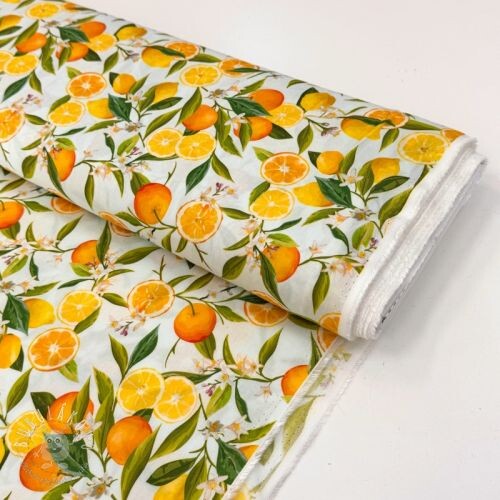 Viskóza RAYON POPLIN Fruity design D