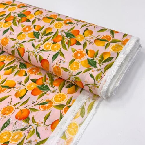 Viskóza RAYON POPLIN Fruity design F